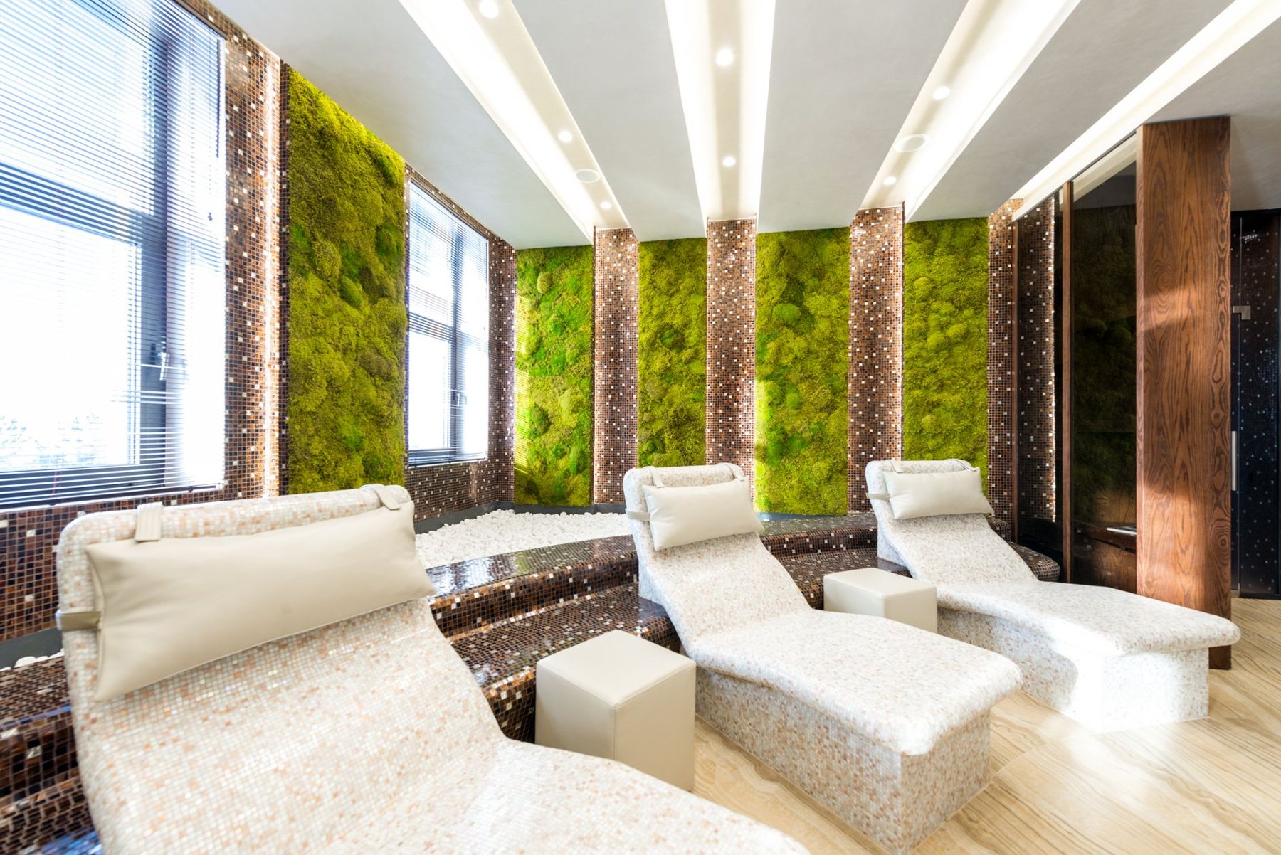 Sala de descanso del área spa